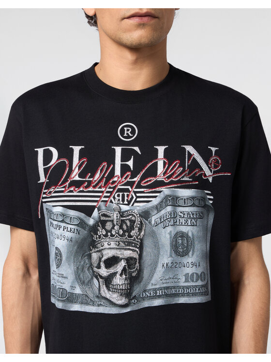 PHILIPP PLEIN PHILIPP PLEIN T-Shirt 31102 Czarny Regular Fit