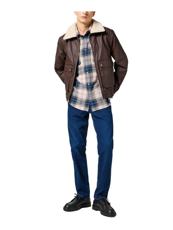 Wrangler Wrangler Koszula WESTERN SHIRT 112357248 Granatowy Regular Fit