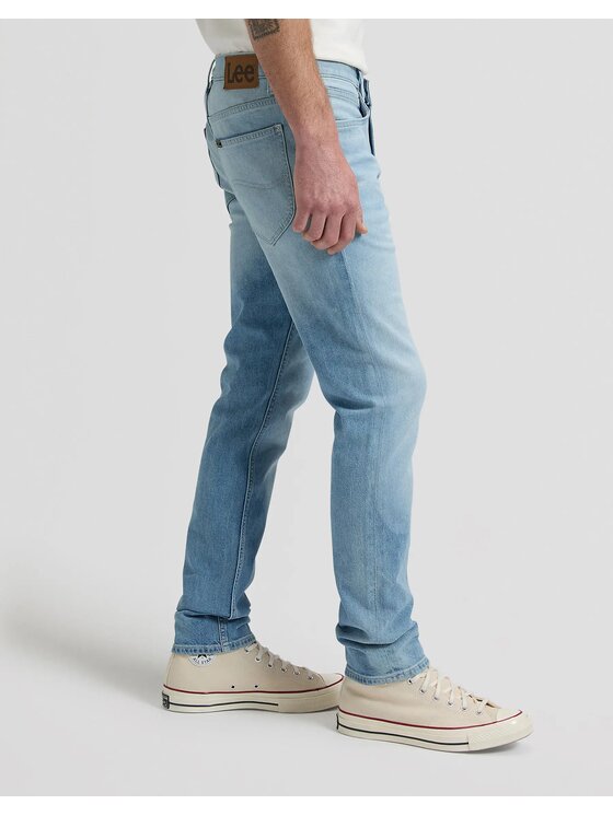 Lee Lee Jeansy LUKE Niebieski Slim Fit