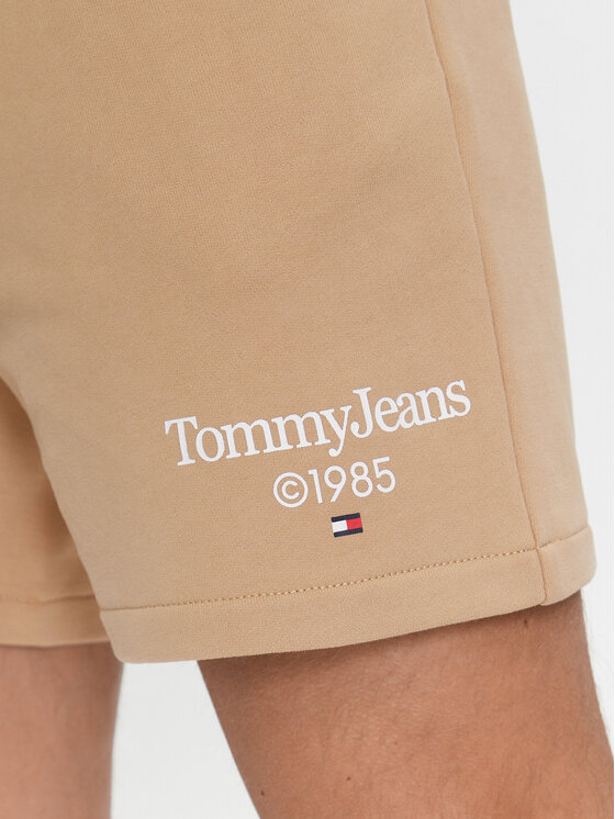 Tommy Jeans Tommy Jeans Športové kraťasy Tjm Entry Graphic DM0DM19153 Béžová Regular Fit