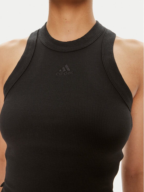 adidas adidas Felső Lounge IR8785 Fekete Slim Fit