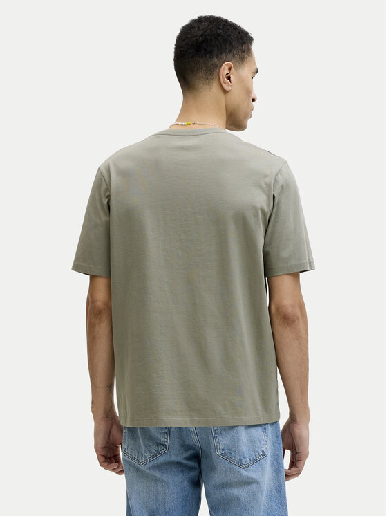 Jack & Jones Jack & Jones Marškinėliai Basic 12156101 Žalia Regular Fit