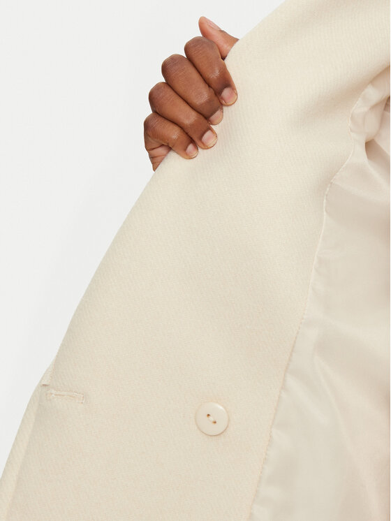 Morgan Morgan Cappotto di lana 242-GAM Écru Regular Fit