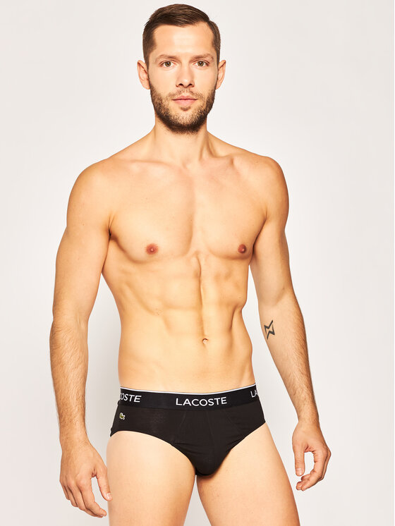 Lacoste 3erSet Slips 8H3472 Schwarz Modivo.at