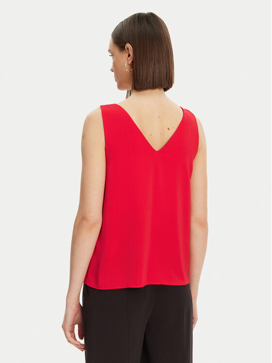 Pieces Pieces Τοπ Franan 17146424 Κόκκινο Regular Fit