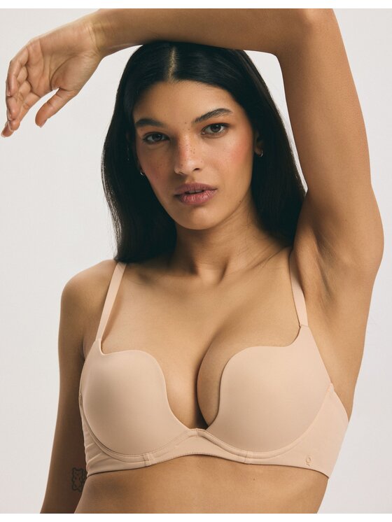 Esotiq Esotiq Biustonosz push-up 43304 Beżowy
