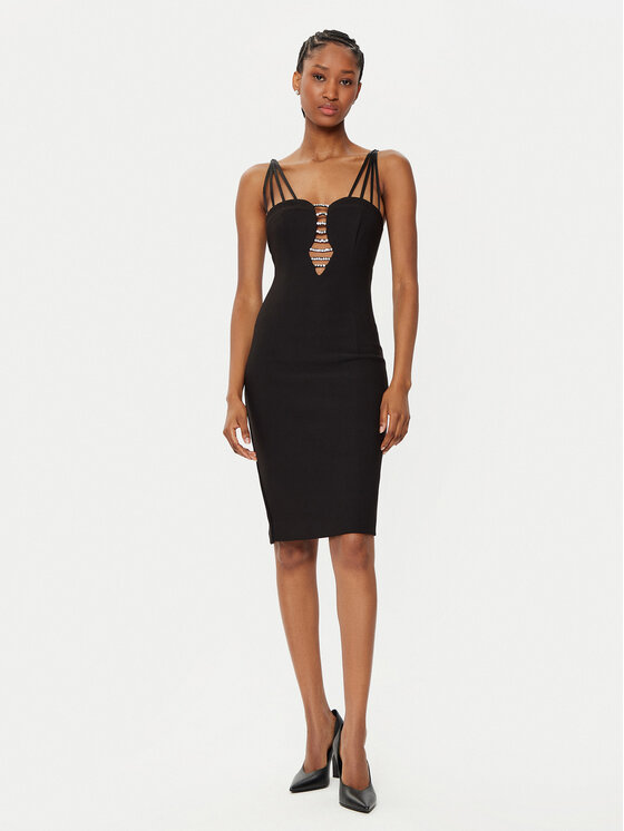 Marciano Guess Marciano Guess Abito da cocktail 5RGK72 6869Z Nero Bodycon Fit