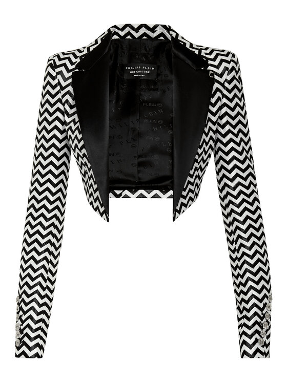 PHILIPP PLEIN PHILIPP PLEIN Bolerko 21855 Bílá Fitted Fit
