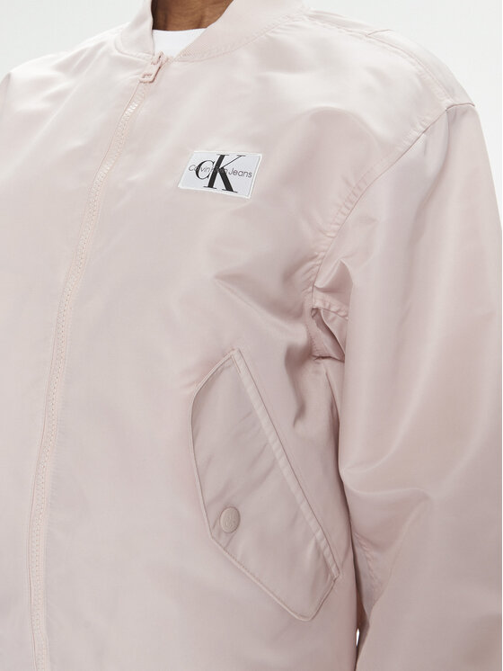 Calvin Klein Jeans Calvin Klein Jeans Μπόμπερ μπουφάν J20J223034 Ροζ Relaxed Fit