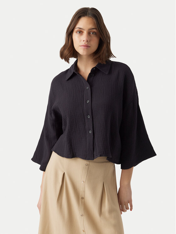 Vero Moda Košeľa Natali 10279685 Čierna Standard Fit