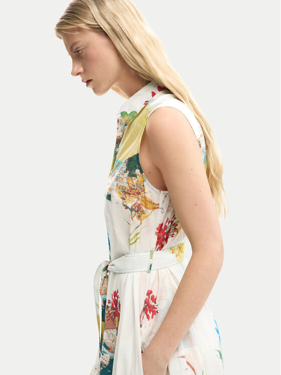 Desigual Desigual Košeľové šaty 26SWVW15 Farebná Regular Fit