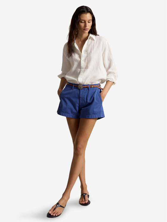 Polo Ralph Lauren Polo Ralph Lauren Szövet rövidnadrág 211963798501 Kék Straight Fit