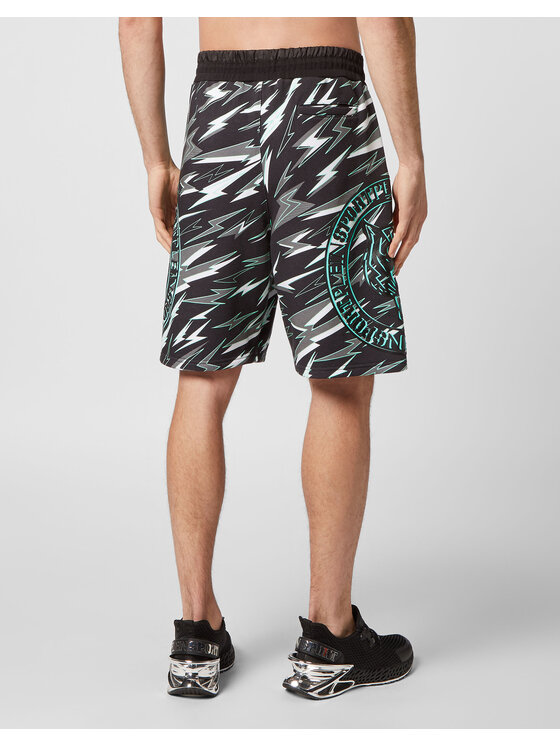 Plein Sport Plein Sport Pantaloncini 2061 Nero Jogger Fit