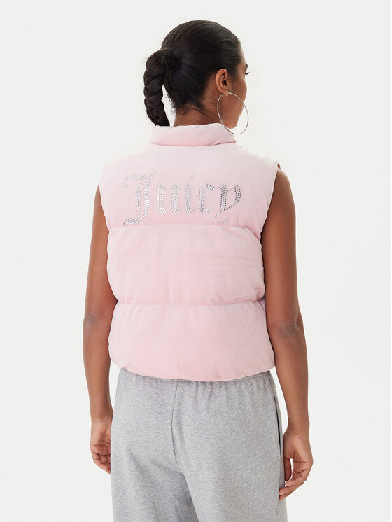 Juicy Couture Juicy Couture Sportovní vesta Lightening JCOGL225551 Růžová Regular Fit