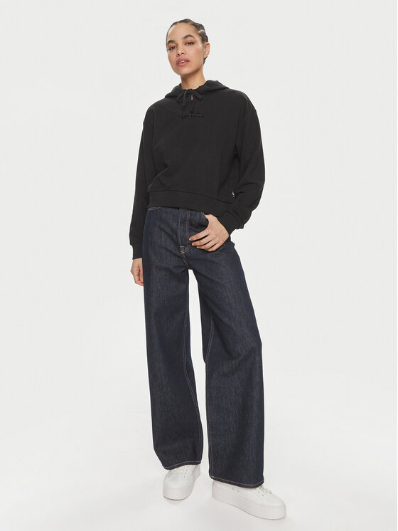 Vans Vans Felpa W Essential Ft Rlx Po VN000JF6 Nero Regular Fit