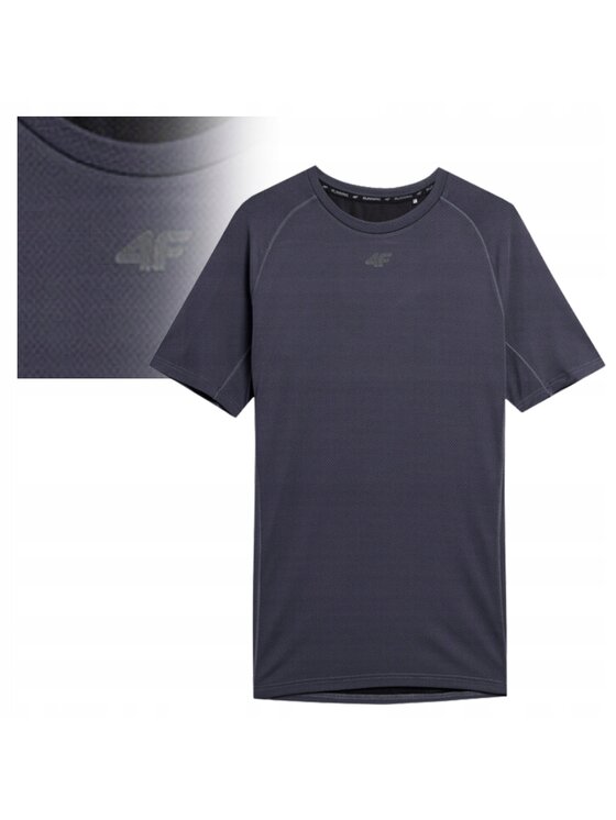 4F 4F T-Shirt TFTSM171 Szary Comfortable Fit