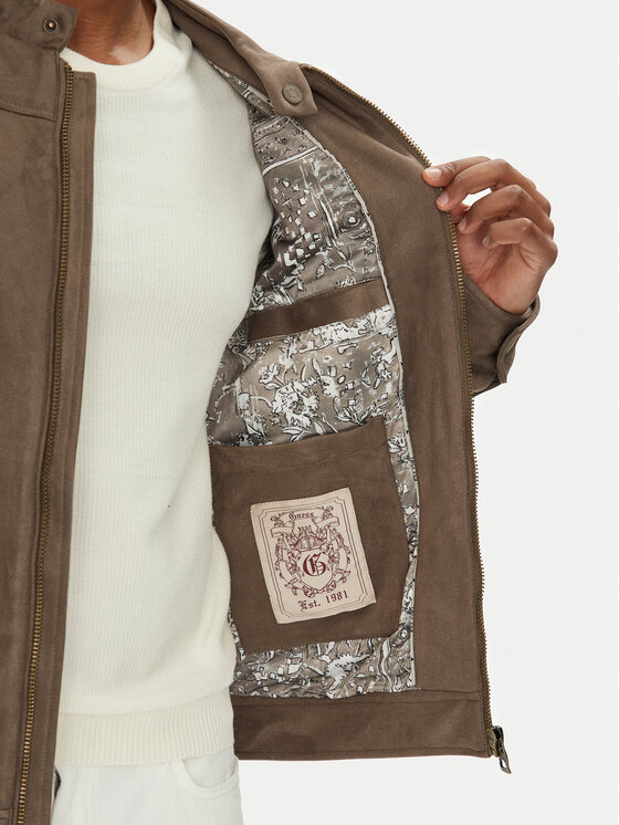 Guess Guess Kevad-sügis jope M5YL02 W0252 Roheline Regular Fit