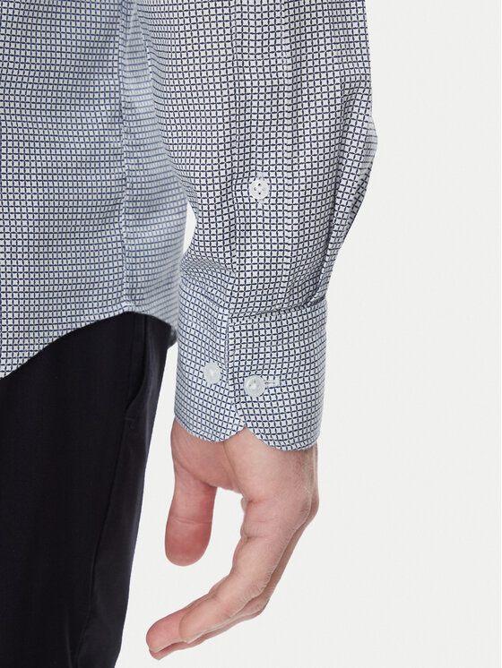 Tommy Hilfiger Tommy Hilfiger Srajca MW0MW39281 Modra Slim Fit