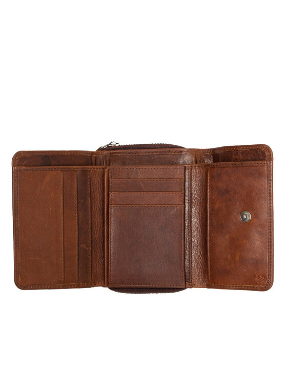 Mustang Mustang Portfel MUSTANG Como Wallet Brązowy