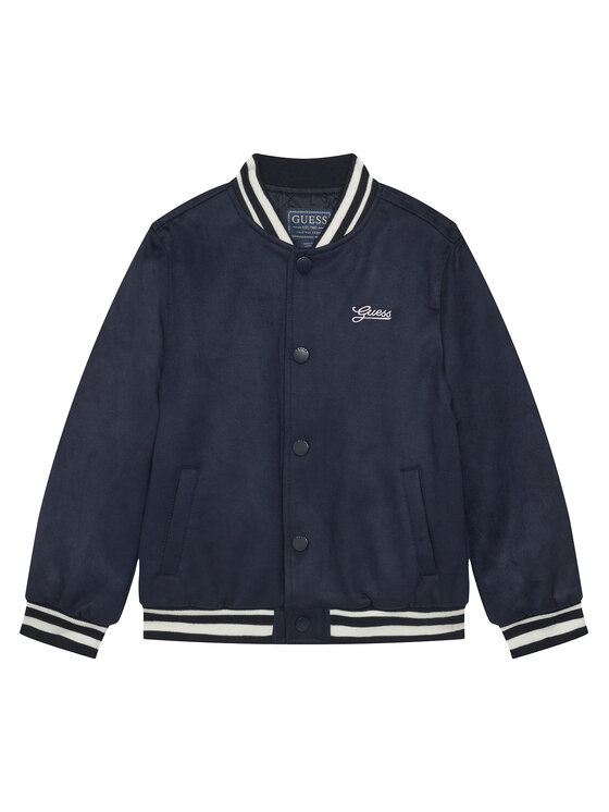 Guess Guess Geacă bomber L6RL01 WG970 Bleumarin Regular Fit