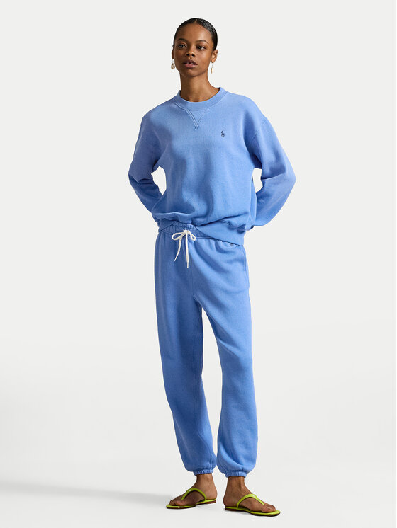 Polo Ralph Lauren Polo Ralph Lauren Pantaloni trening 211971700505 Albastru celest Tapered Fit