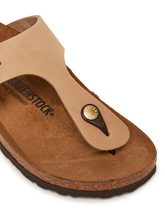 Birkenstock Birkenstock Zehentrenner Gizeh Big Buckle LENB 1024007 Beige