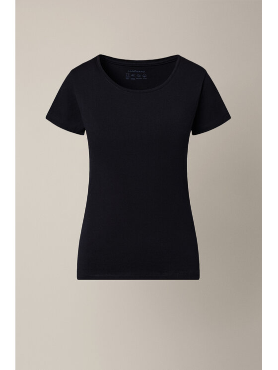 Lancerto Lancerto T-Shirt Arlena TS073226000019 Granatowy Regular Fit