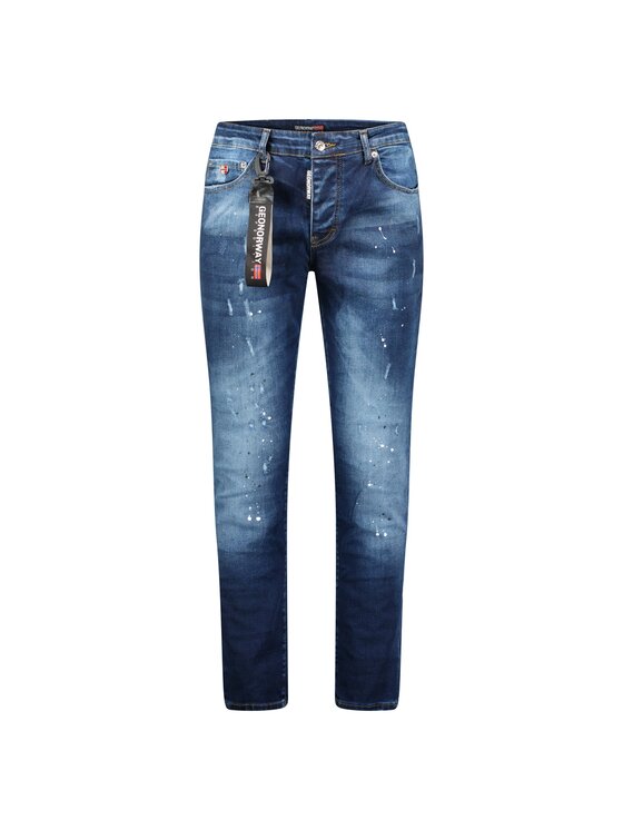 Geographical Norway Geographical Norway Jeansy SW6365H/GNO-Blue Niebieski Regular Fit