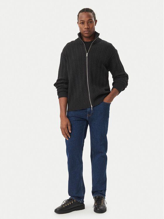 Calvin Klein Calvin Klein Кардиган LV04LH324G Черен Regular Fit
