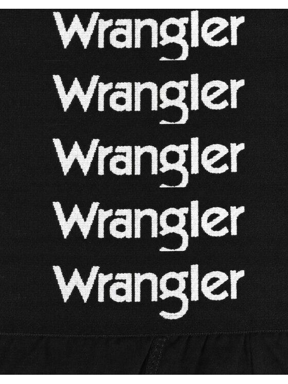 Wrangler Wrangler Bokserki Willox 5 Pack Cotton Rich Trunks Czarny
