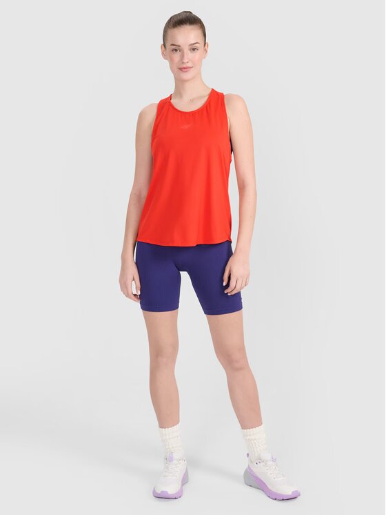 4F 4F Tank top 4FWSS25TFSLF412-62S Κόκκινο Oversize