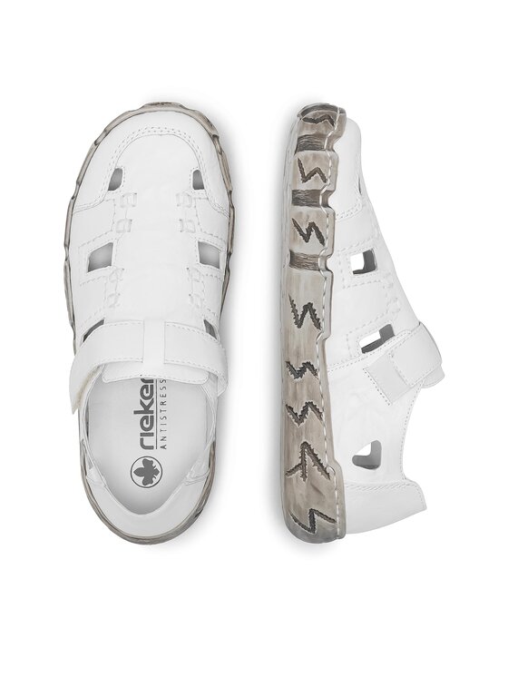 Rieker Rieker Halbschuhe L0362-80 Weiß