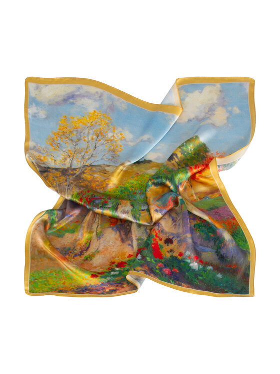 ALLORA BE UNIQUE ALLORA BE UNIQUE Foulard jedwabna Verde