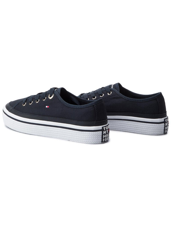Tommy Hilfiger Teni i Corporate Flatform Sneaker FW0FW04259 Bleumarin