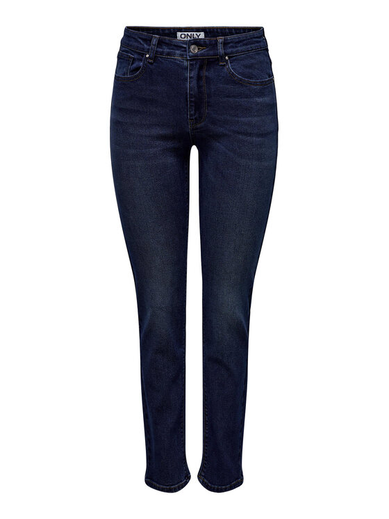 ONLY ONLY Džinsai 15309889 Tamsiai mėlyna Slim Fit