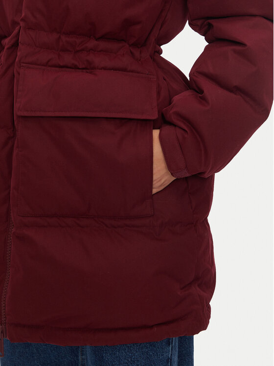 Tommy Jeans Tommy Jeans Pūkinė striukė Alaska DW0DW18821 Vyšninė Regular Fit