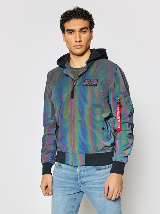 Alpha Industries Alpha Industries Bomber MA-1 LW HD 116107RR Siva Regular Fit