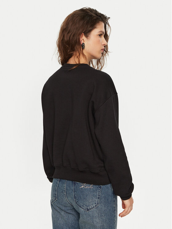 Karl Lagerfeld Jeans Karl Lagerfeld Jeans Μπλούζα A1W20006 Μαύρο Regular Fit