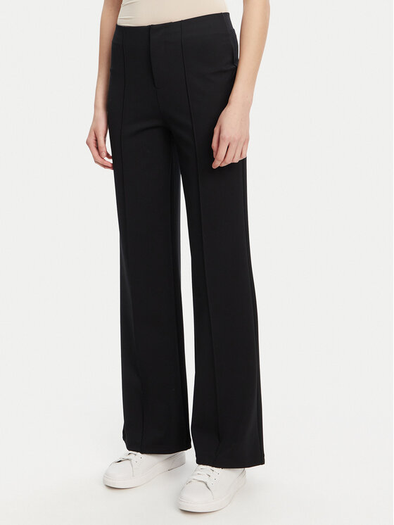Guess Bavlnené nohavice V5YB11 KCX42 Čierna Regular Fit