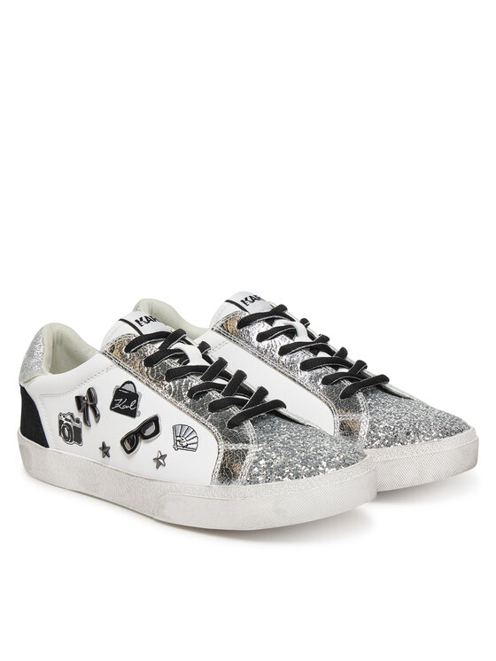 KARL LAGERFELD KARL LAGERFELD Laisvalaikio batai KL60118E Balta