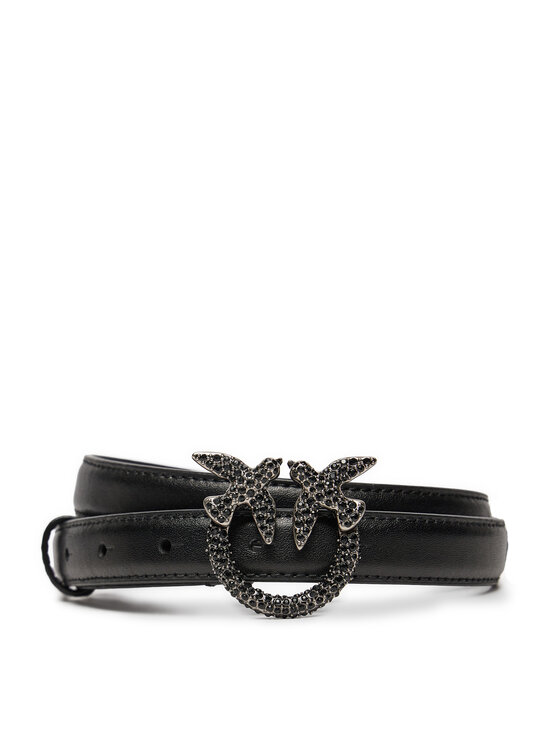 PINKO PINKO Ženski remen Love Berry H2 Belt AI 24-25 PLT01 100143 A2A9 Crna