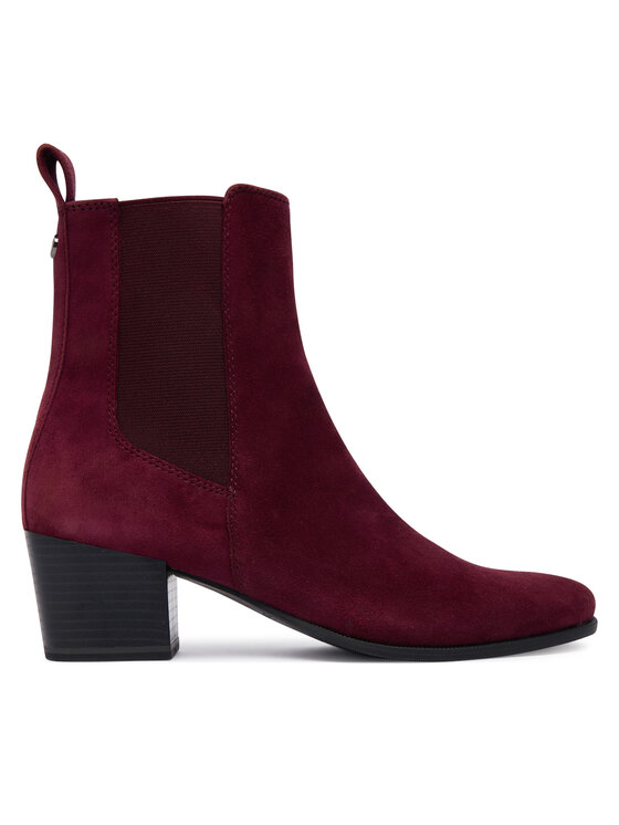 Caprice Caprice Botki 9-25304-45 Bordowy
