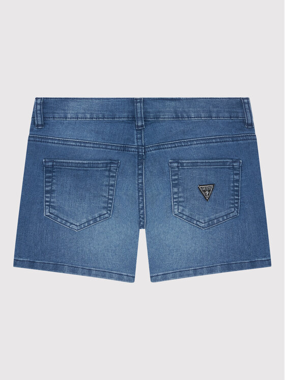 Guess Guess Kratke traperice J0BD09 D4H20 Plava Regular Fit