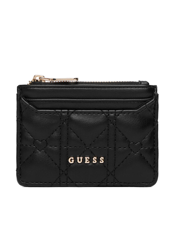 Guess Guess Rinkinys: kortelių dėklas ir raktų pakabukas GFBOXW P6202 Juoda