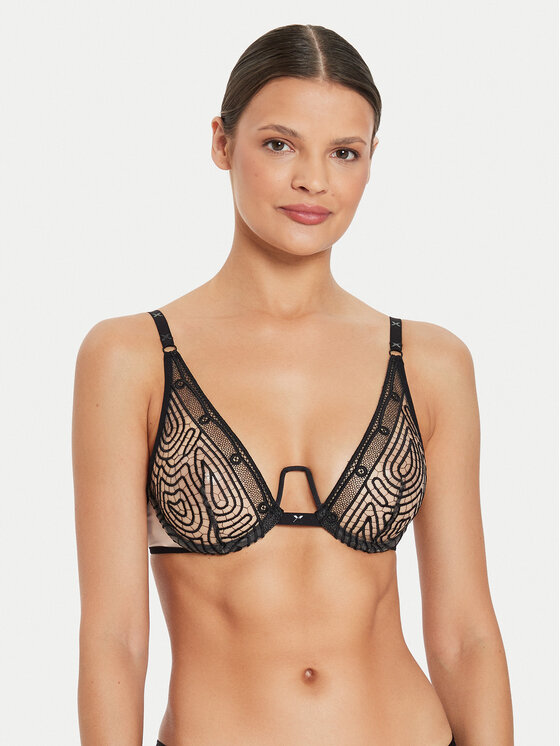 Chantelle Chantelle Σουτιέν με μπανέλα Vibrate C018MA Μαύρο