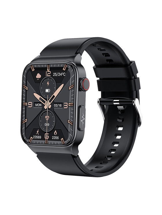 Watchmark Watchmark Smartwatch Cardio One Μαύρο