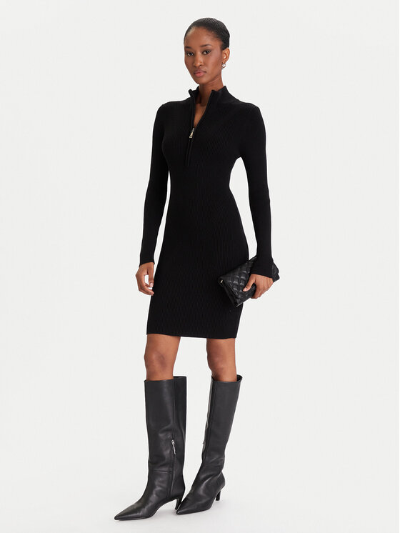 Guess Guess Ежедневна рокля W5BK45 Z0572 Черен Slim Fit