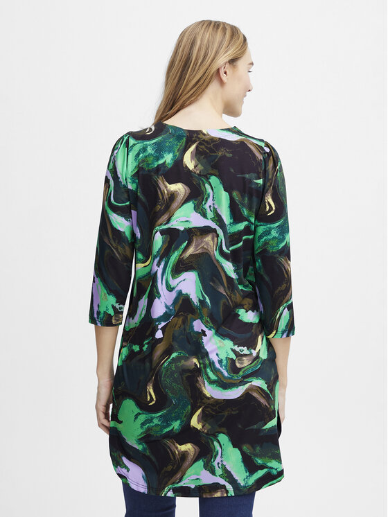Fransa Fransa Rochie tip cămașă 20612138 Verde Regular Fit