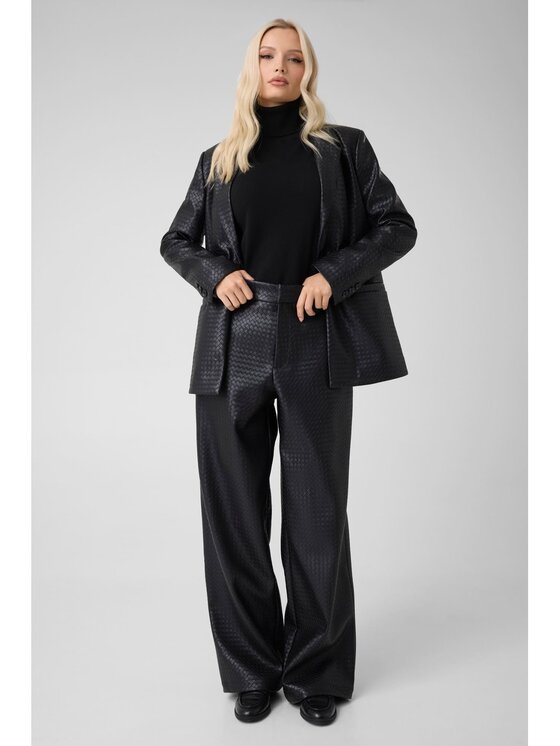 Guess Guess Spodnie materiałowe 184242 Czarny Classic Fit