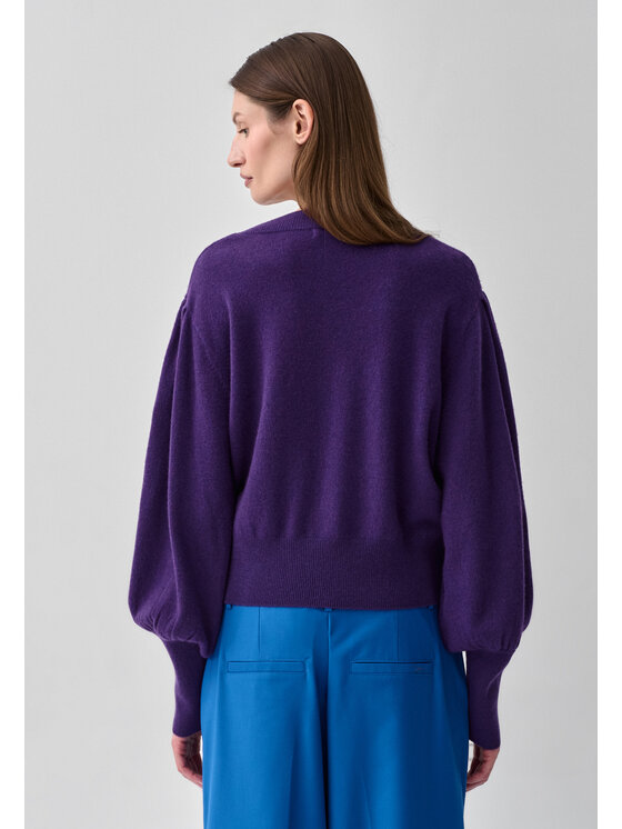TATUUM TATUUM Sweter LILA B Fioletowy Fitted Fit